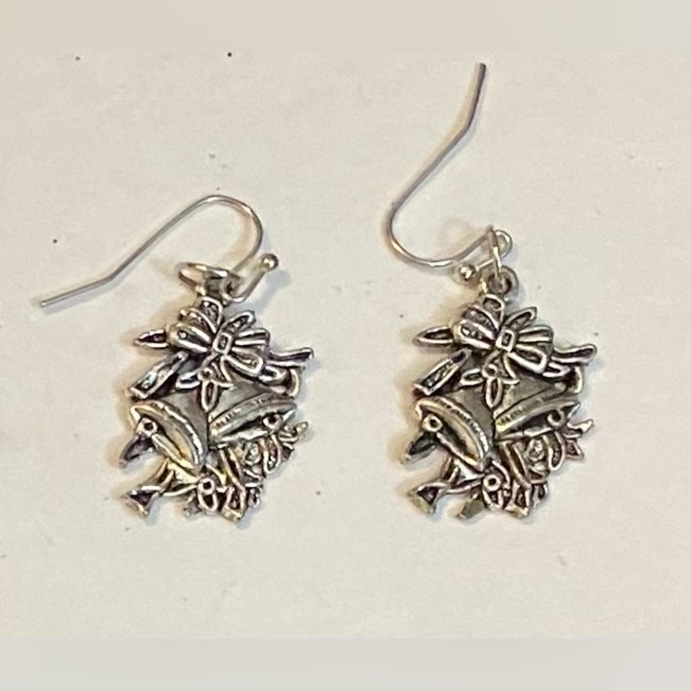 Christmas Bell charm earrings